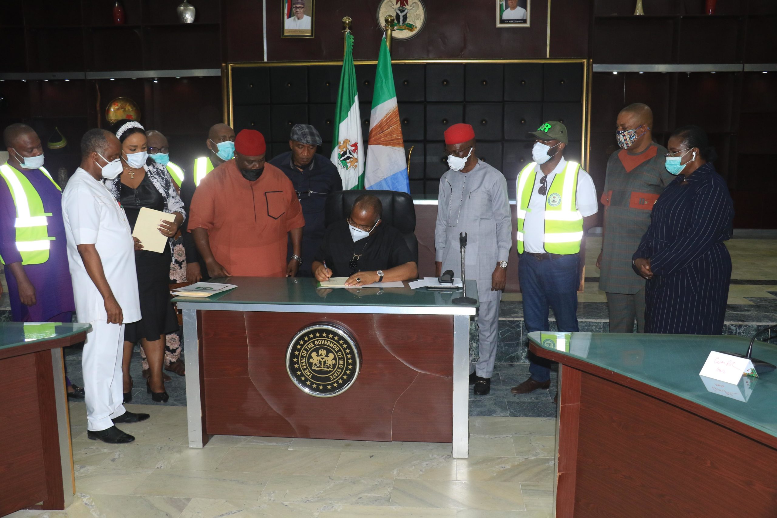 Uzodimma signs bills on licencing, control of oil mills, traditional institutions