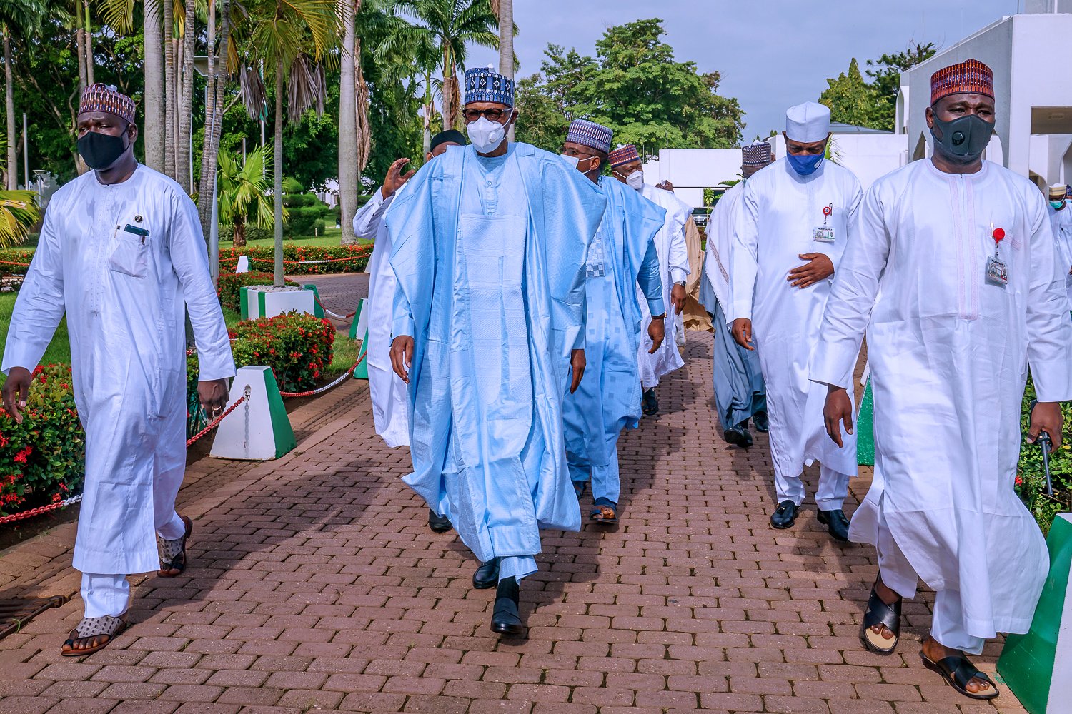 PHOTO NEWS: Buhari celebrates Eid-el-Kabir
