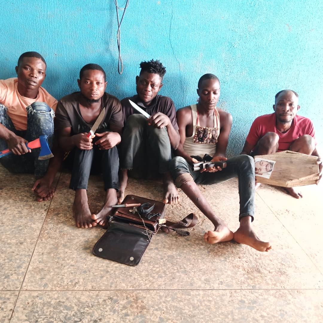 JUST IN: Four robbery suspects, herbalist terrorising Osiele arrested