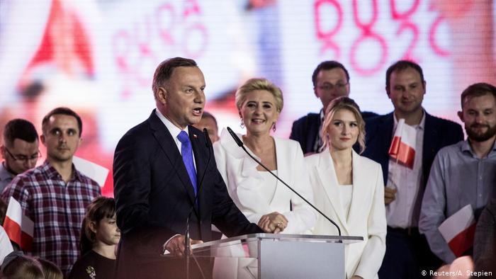 Polish President Duda wins election, new battles with EU loom