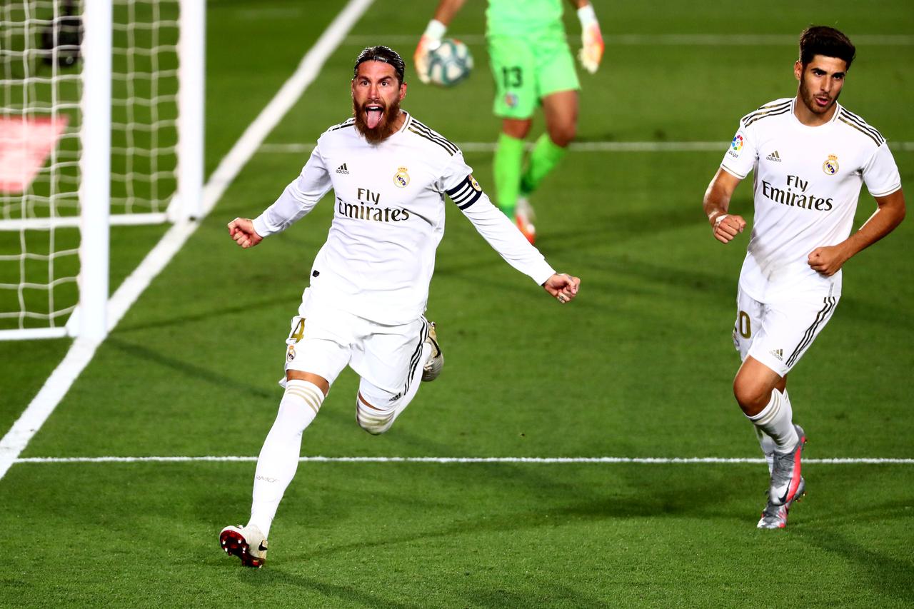 Real Madrid close in on La Liga title as Ramos strike sinks Getafe