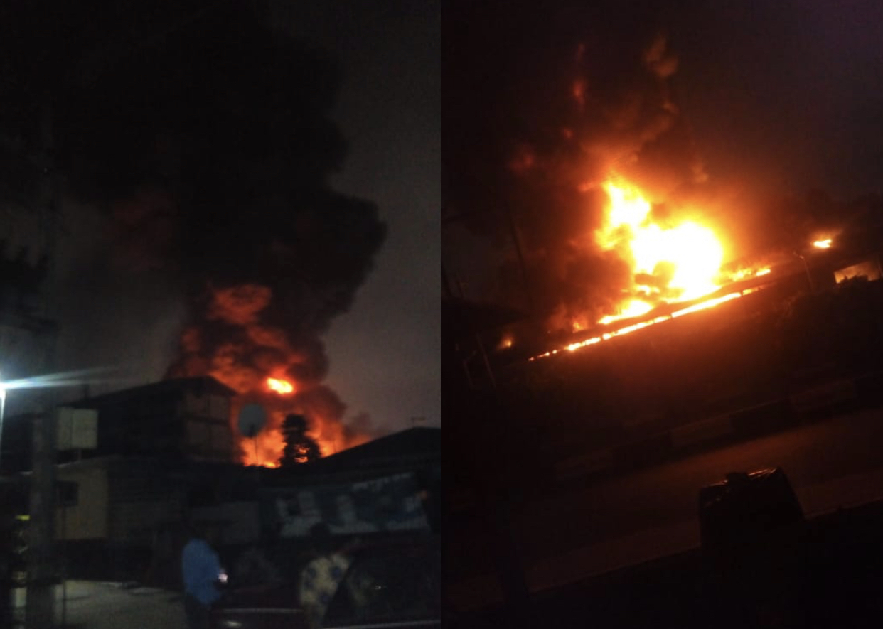 Fire razes storey building in Ilorin