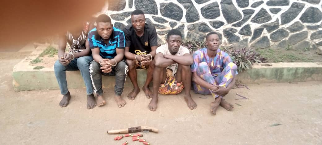 Ogun: Five arrested for robbery in Ijoko-Ota