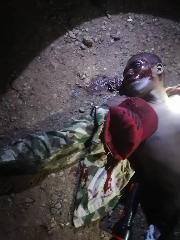 Ogun: Robber in army camouflage shot dead (+ pictures)