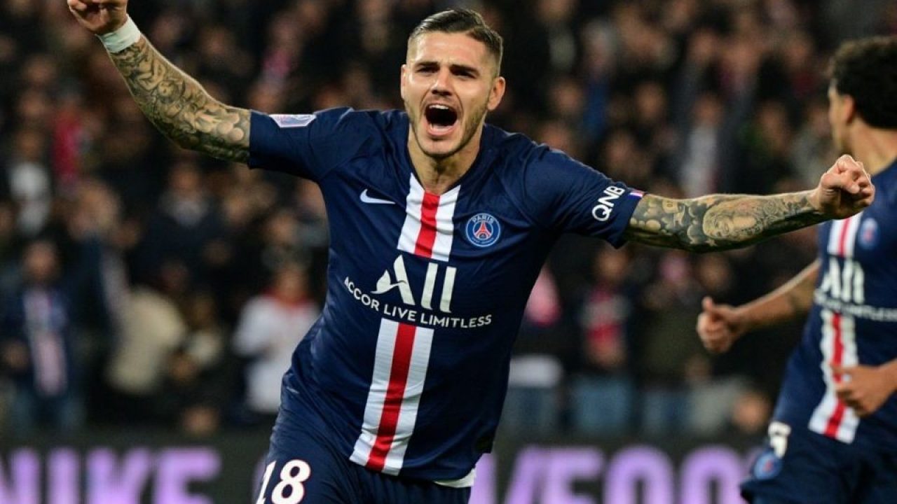 Icardi double gives PSG 2-0 win at Reims