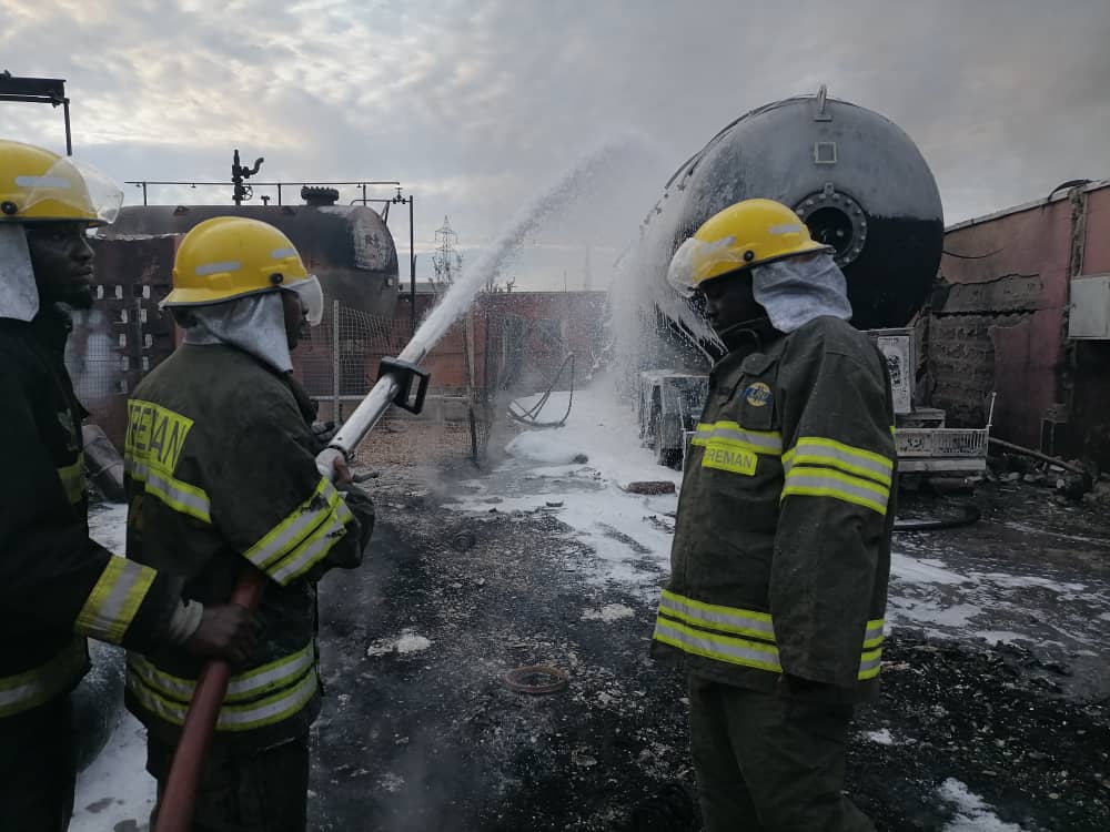 JUST IN: How we battled Lagos gas tanker explosion -Fire fighters