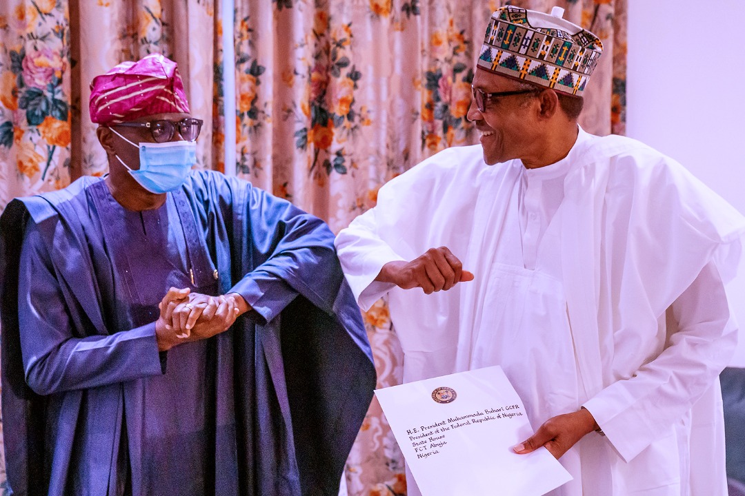 Sanwo-Olu meets Buhari, IGP over #EndSARS protests in Lagos