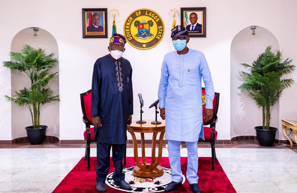 Tinubu visits Sanwo-Olu, denies leaving Nigeria, son’s kidnap