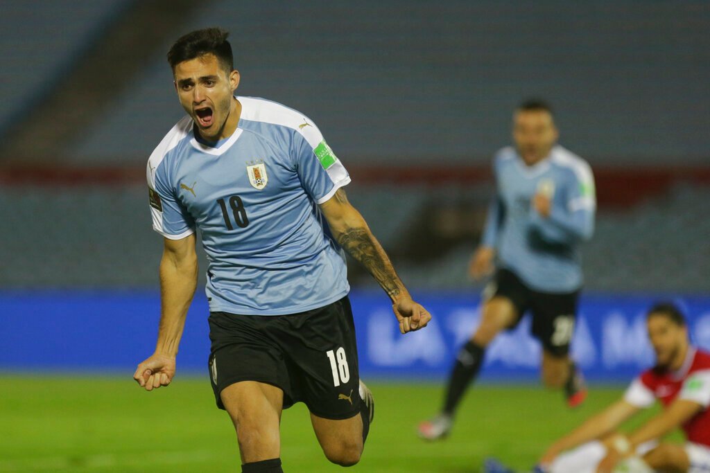 Injury time goal gives Uruguay 2-1 victory over Chile