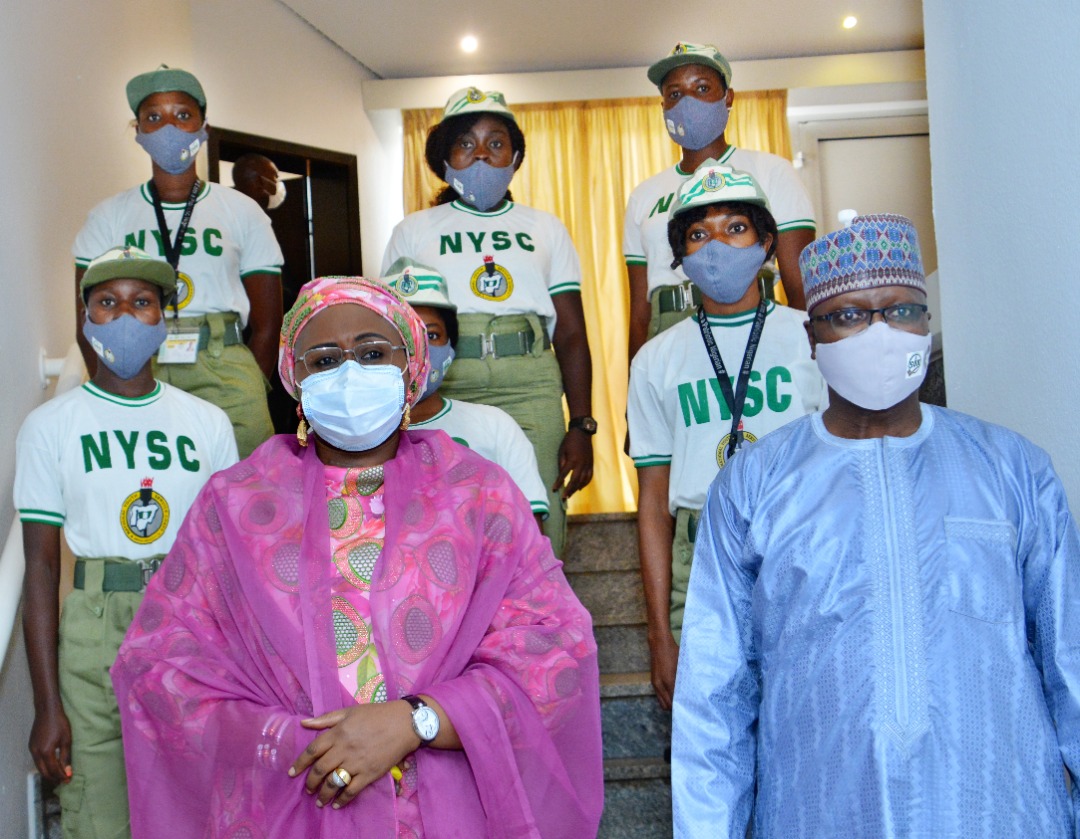 Aisha Buhari charges corps members: Engage yourselves meaningfully