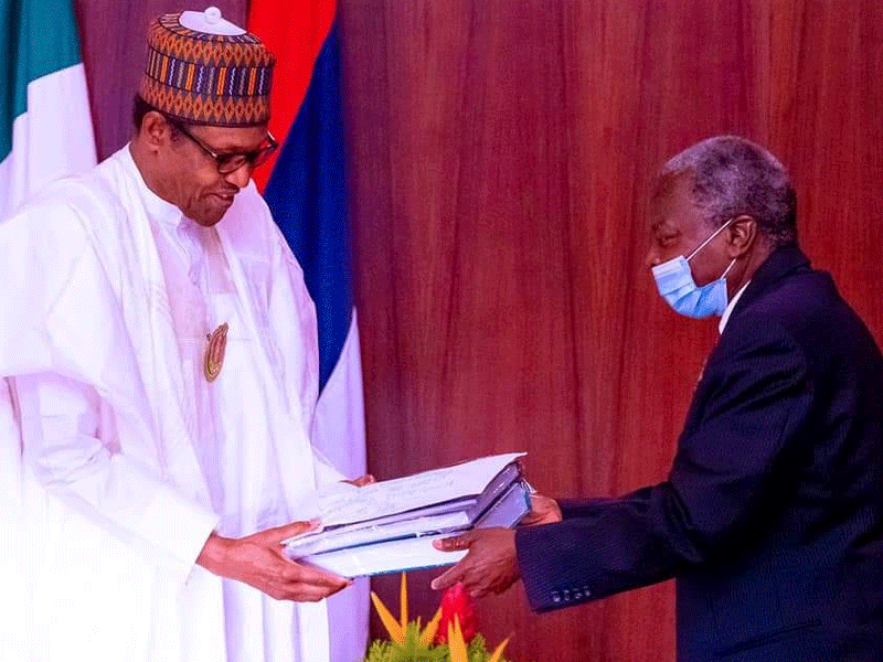 Magu: Buhari reacts as he receives Ayo Salami panel of inquiry report