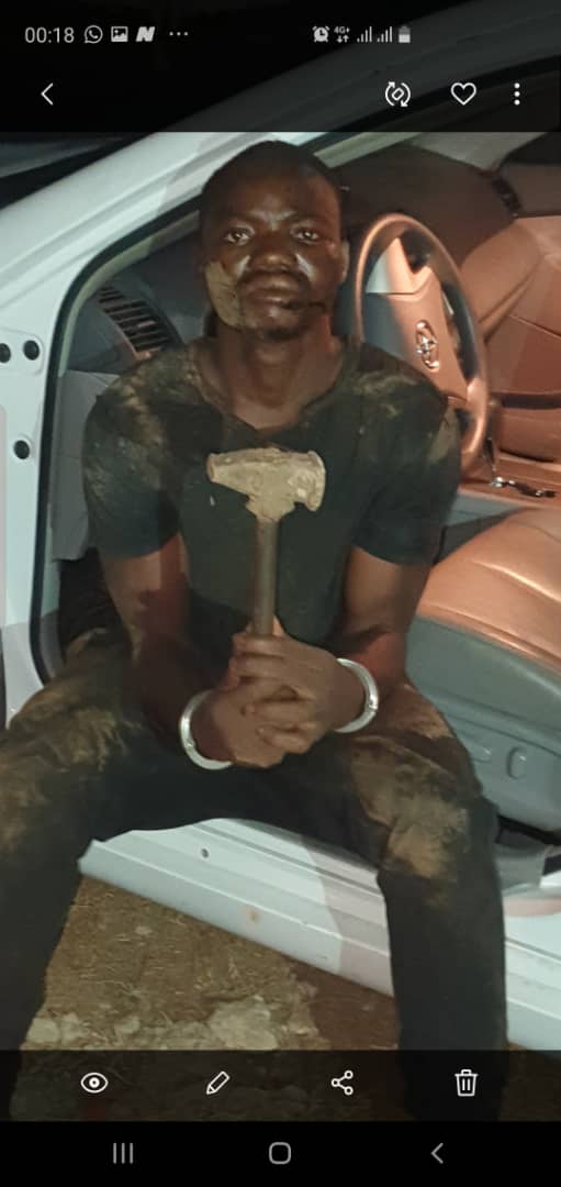 Police arrest robber with snatched Toyota Camry