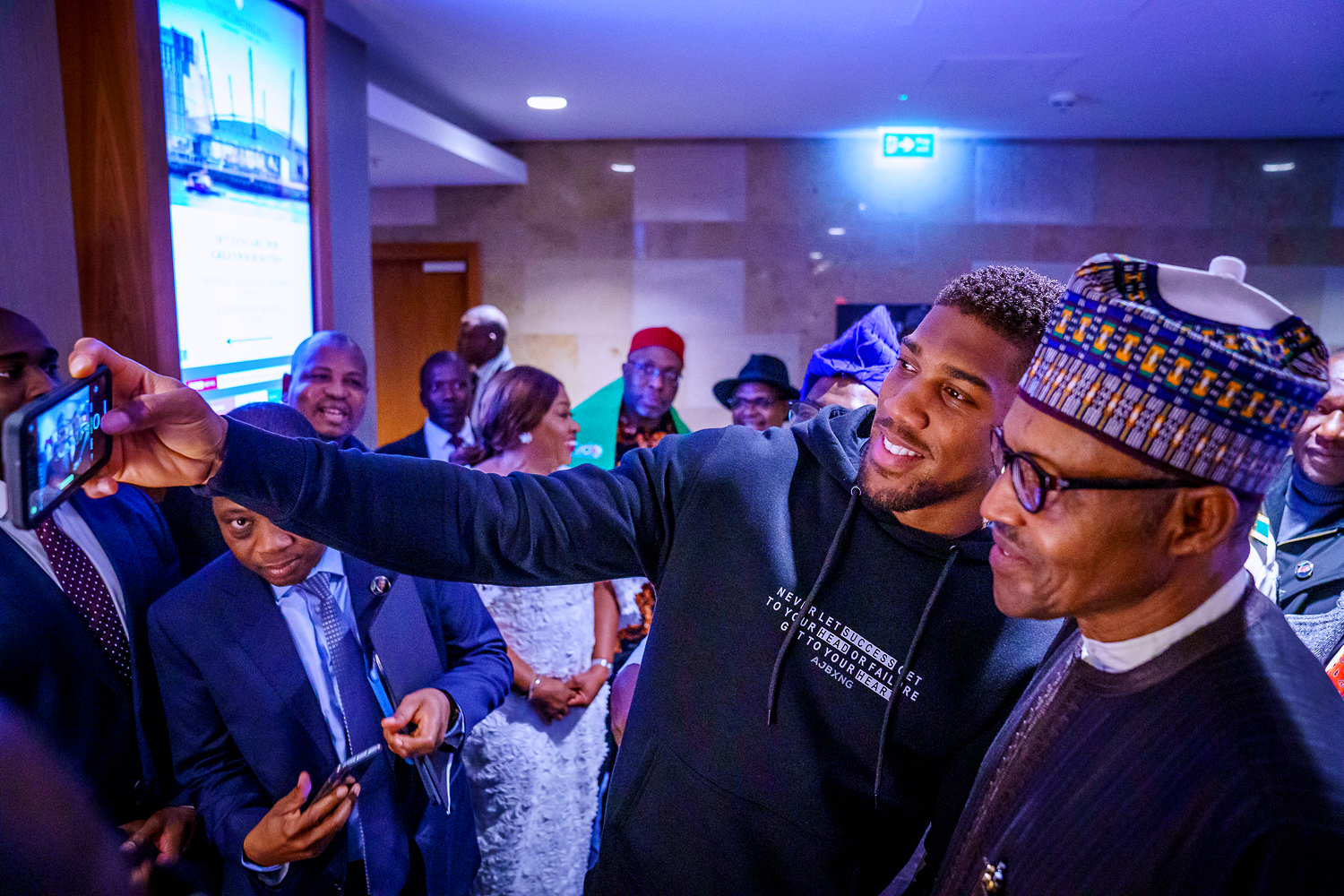 Buhari to Anthony Joshua: You've given boxing lovers something to cheer