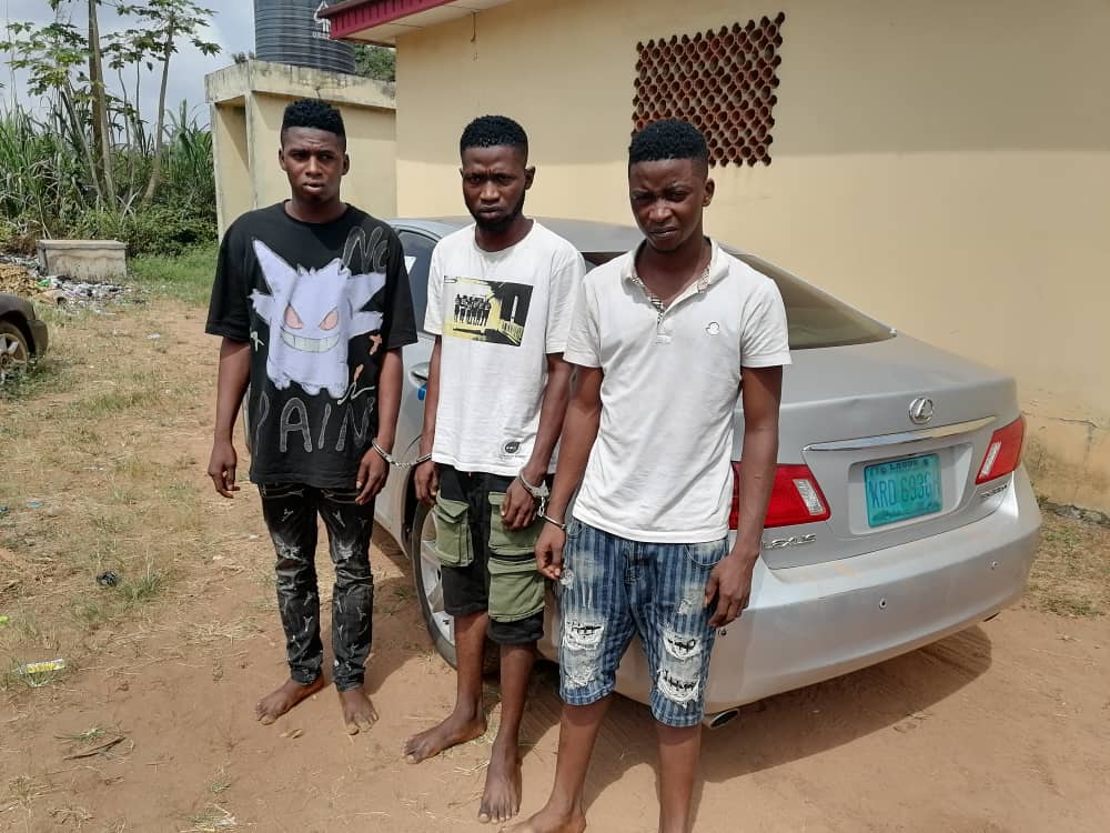 Three suspected Yahoo Boys arrested for gang-raping 18 years old