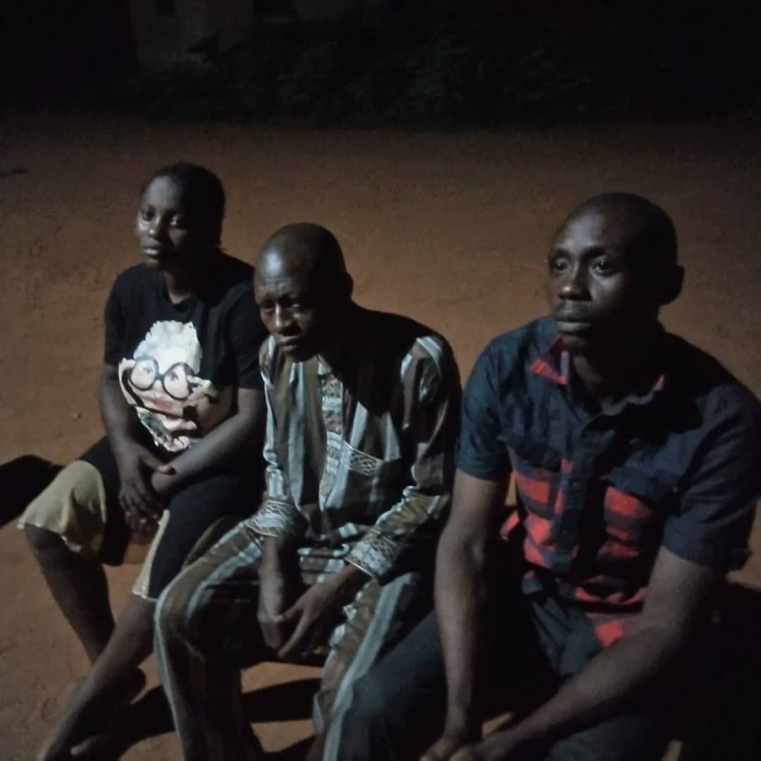 Couple, one other arrested by police for siphoning diesel from Glo mast