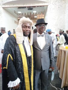 PHOTO NEWS: ICPC chairman, Owasanoye, sworn in as SAN