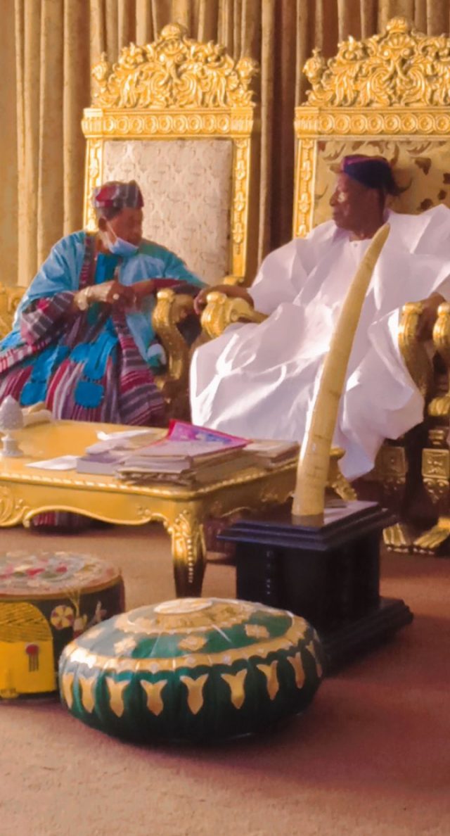 PHOTO NEWS: Alaafin visits Soun Ogbomoso first time in 20 years
