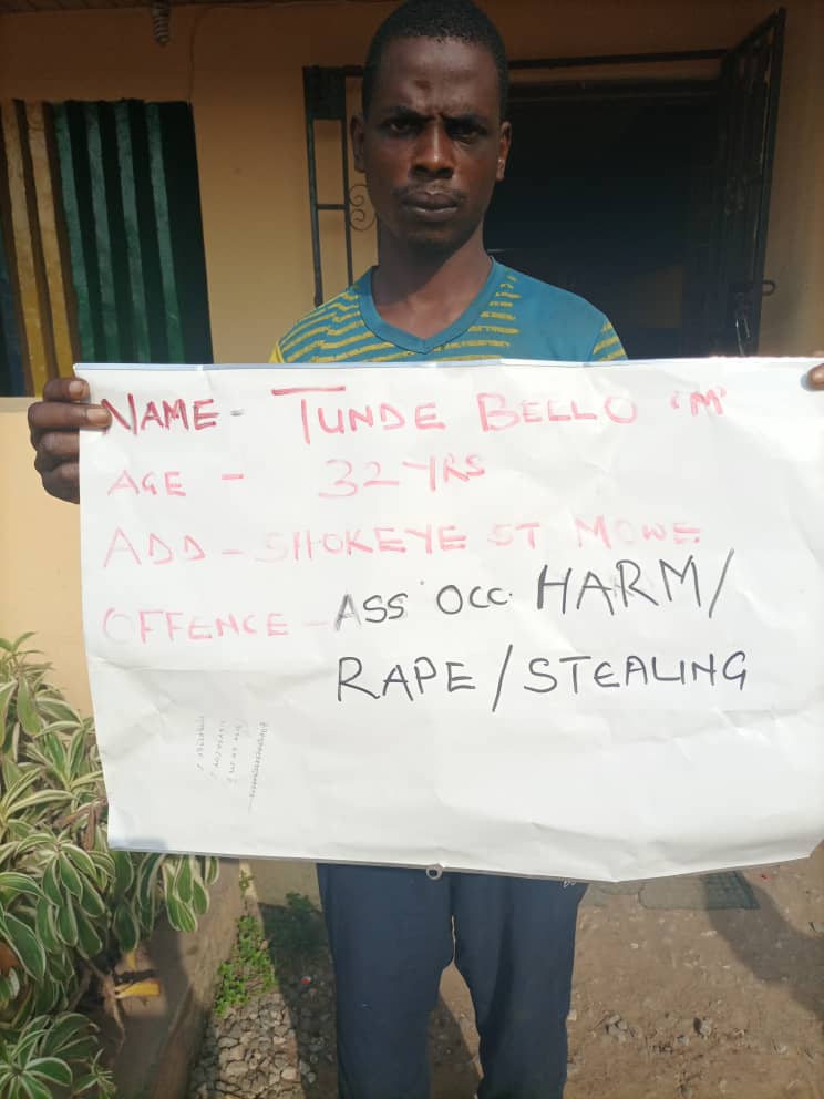 Man, 32, arrested for kidnapping, raping 29 years old lady