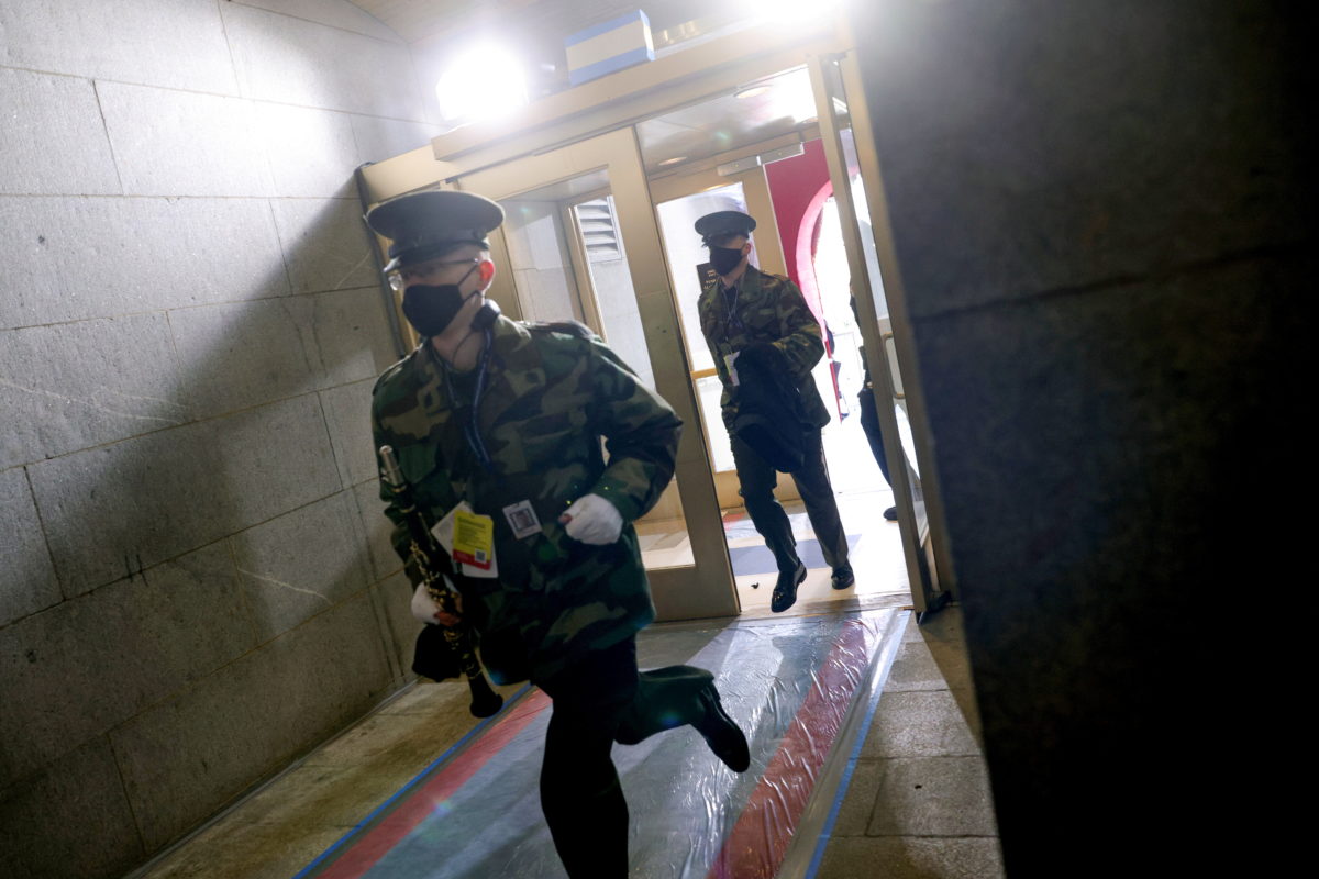 Biden inaugural rehearsal evacuated amid fire near U.S. Capitol