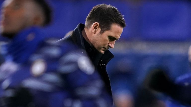 Lampard takes responsibility for dismal Everton performance