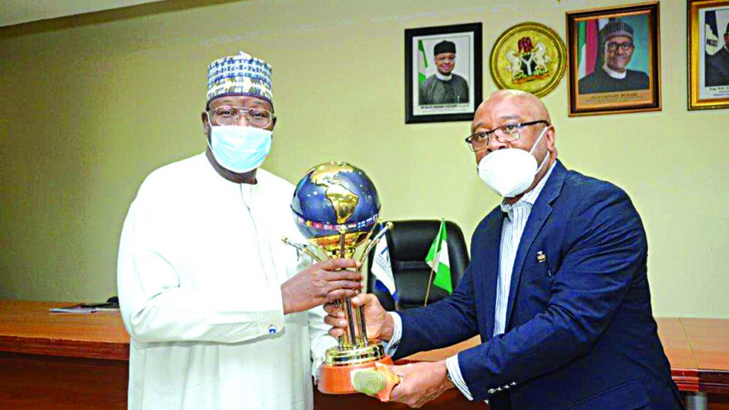 Danbatta receives MoneyReport’s Man of the Year 2020 Award