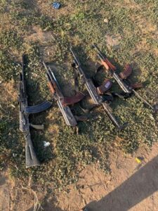 Troops recover 4 AK-47 rifles from bandits in Kaduna