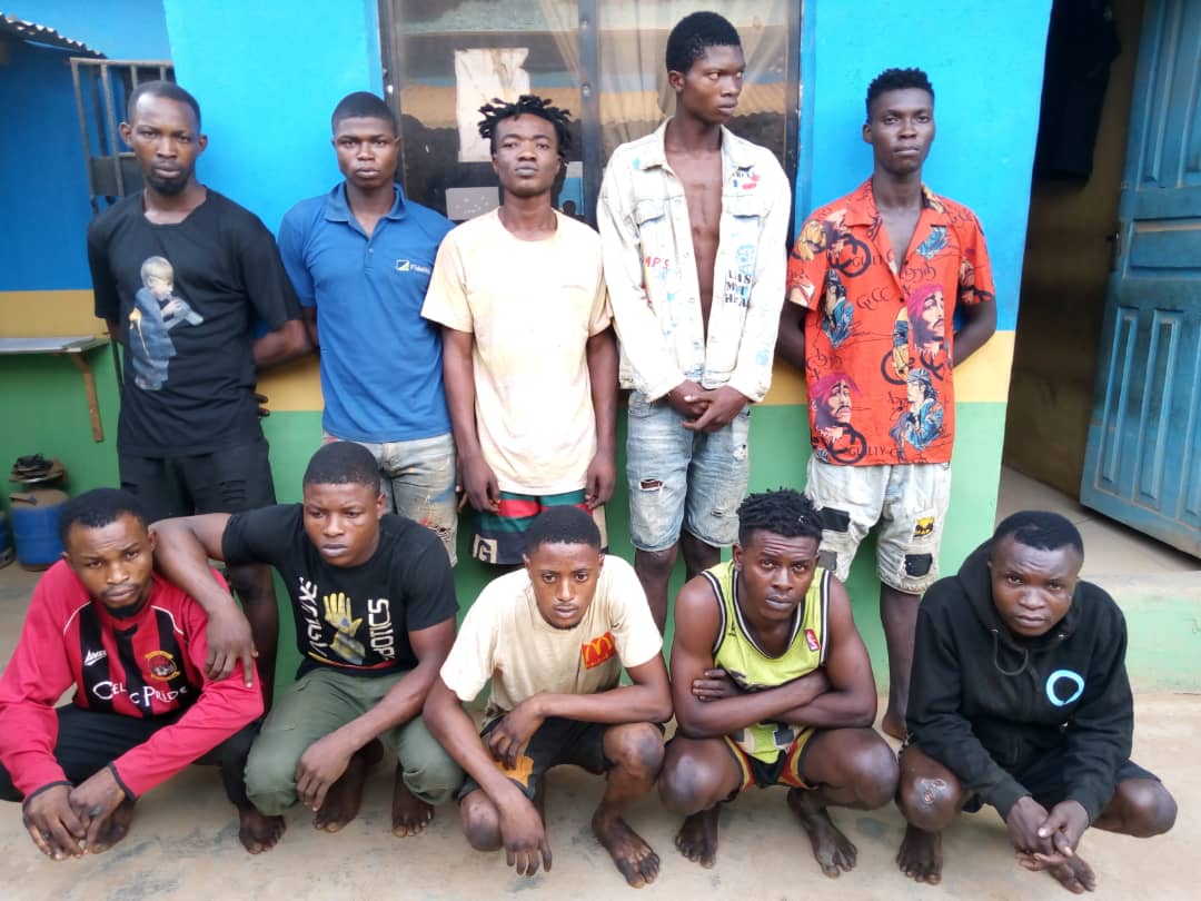 Ten suspected cult members, robbers terrorising Ogijo arrested