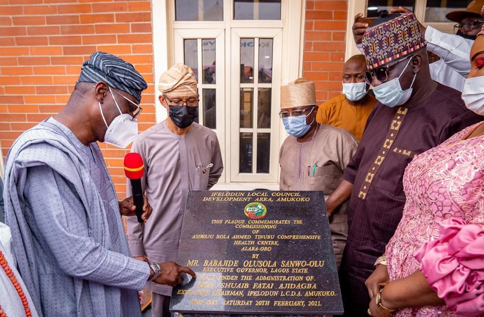 Sanwo-Olu inaugurates fully equipped primary health centre in Ifelodun