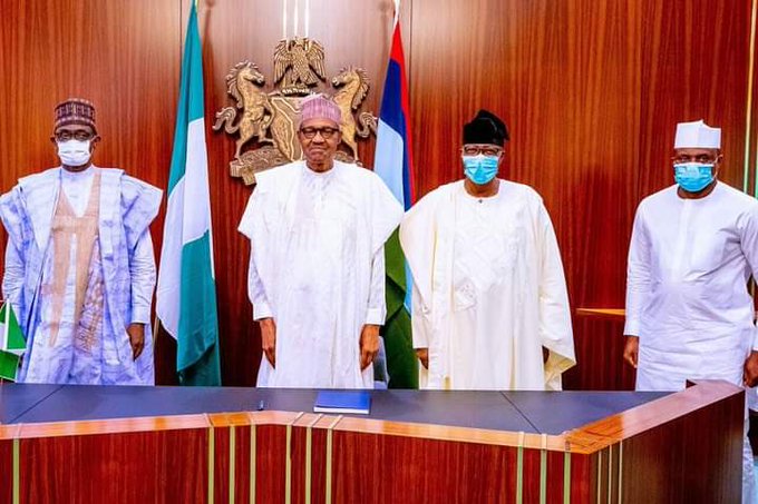 Buhari welcomes Gbenga Daniel, Dimeji Bankole to APC