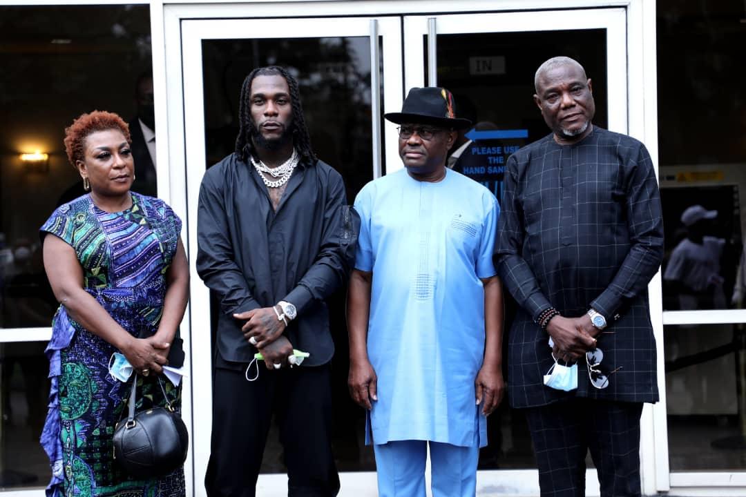 Grammy: Wike hosts Burna Boy, says he is pride of Rivers State