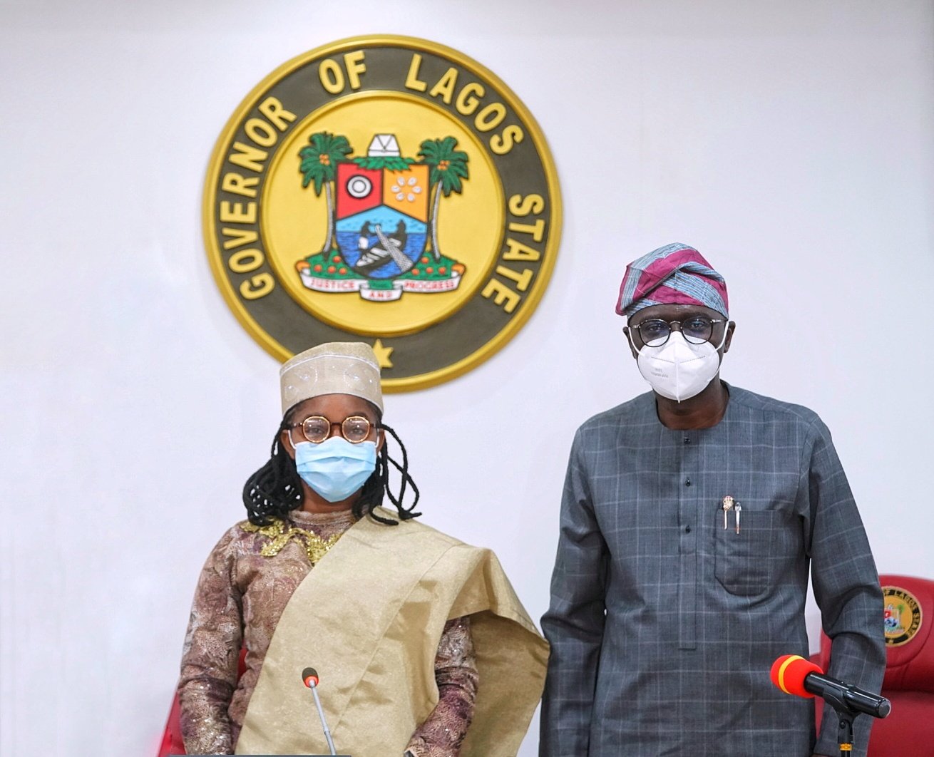 Sanwo-Olu receives One Day Governor, speaks on education (+Photo)