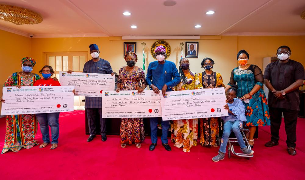 Sanwo-Olu supports Persons Living With Cerebral Palsy, Down Syndrome