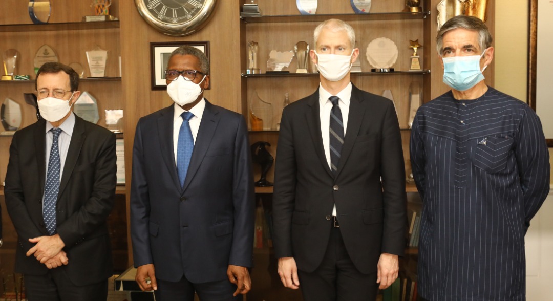 PHOTO NEWS: French team on business visit to Dangote Group in Lagos