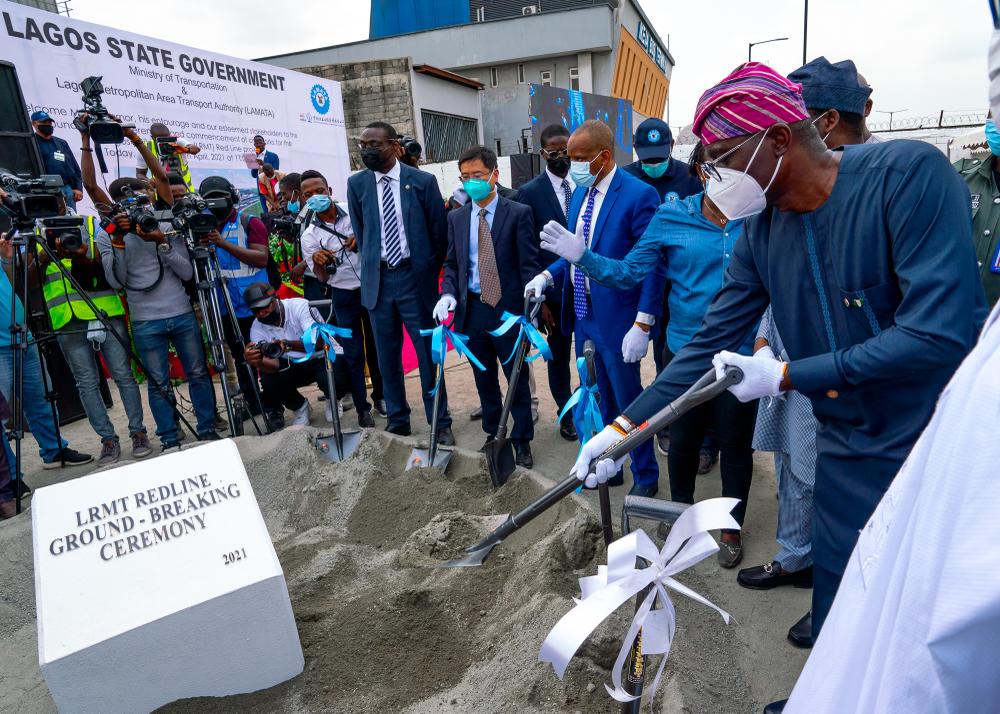 Sanwo-Olu kicks off construction of Rail Mass Transit Red Line