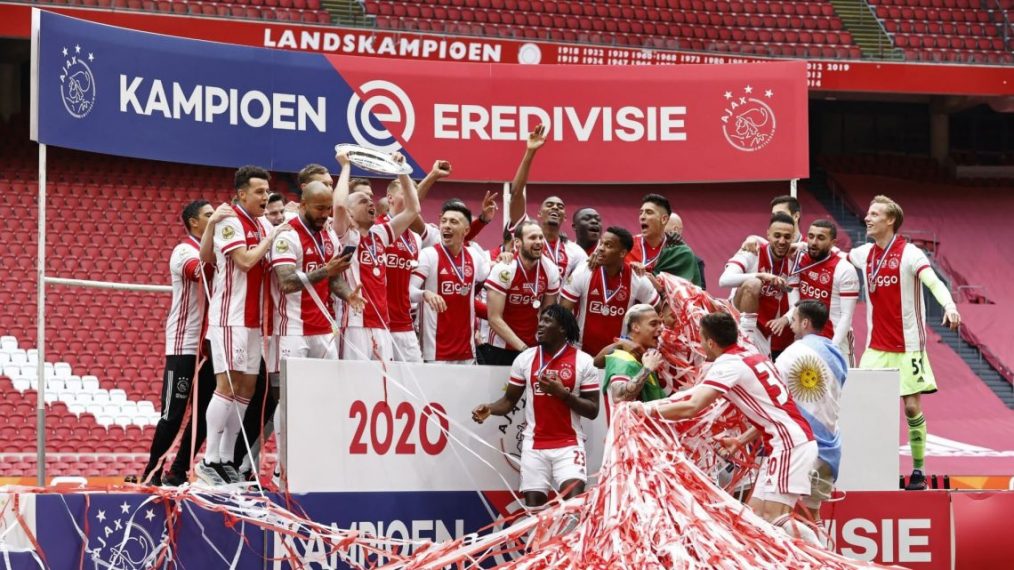 Ajax celebrate 35th Dutch championship