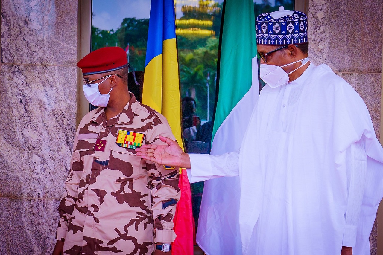 Chadian leader, Itno, in Abuja, gives Buhari update on transition