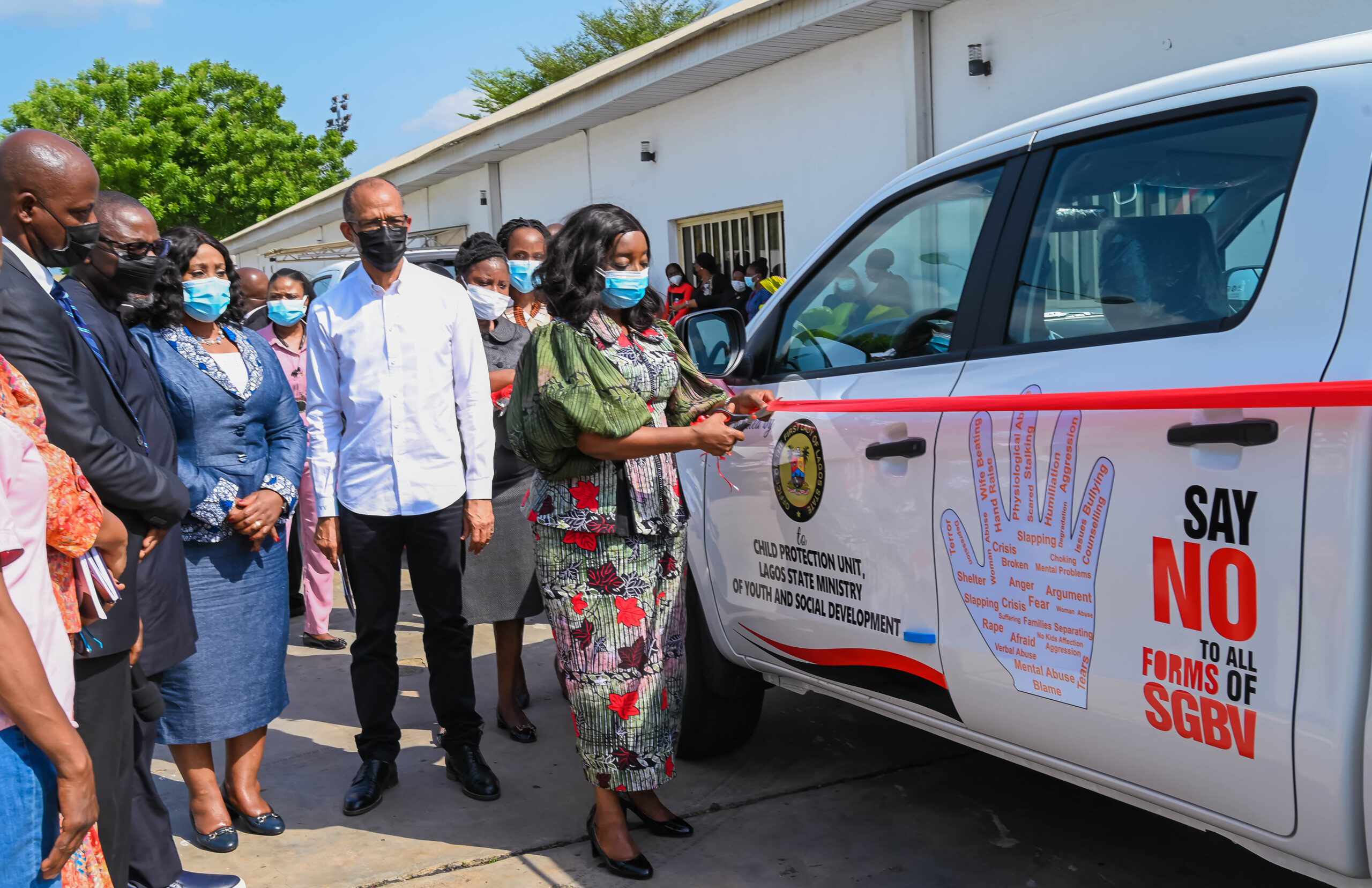 Sanwo-Olu’s wife presents vehicles to rev up fight against rape, others