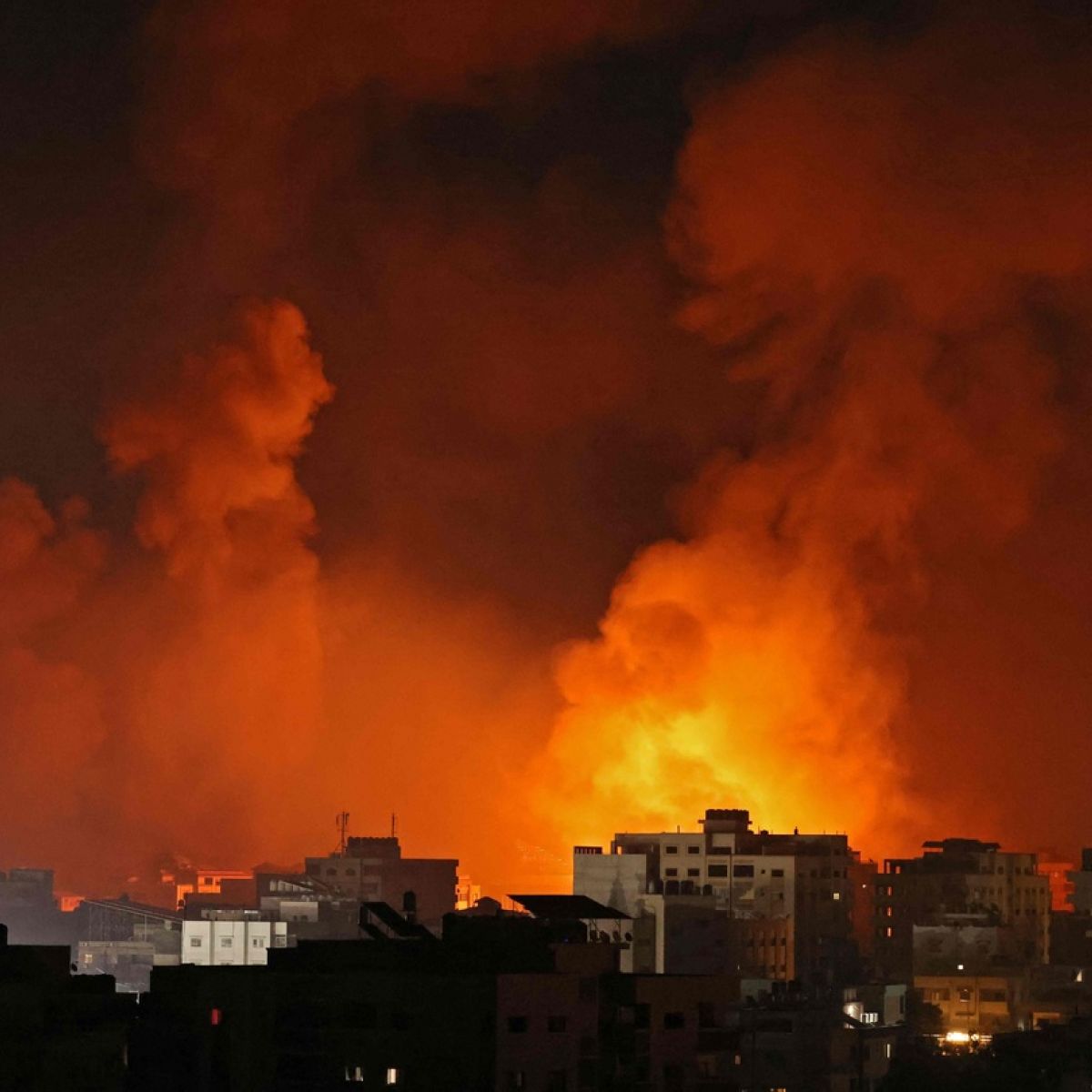 Israel bombs Hamas Gaza chief’s home as fighting enters seventh day
