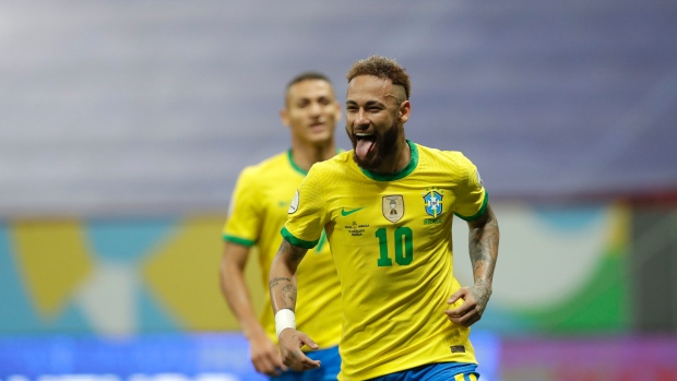 Neymar on target as Brazil rout Venezuela in Copa America opener