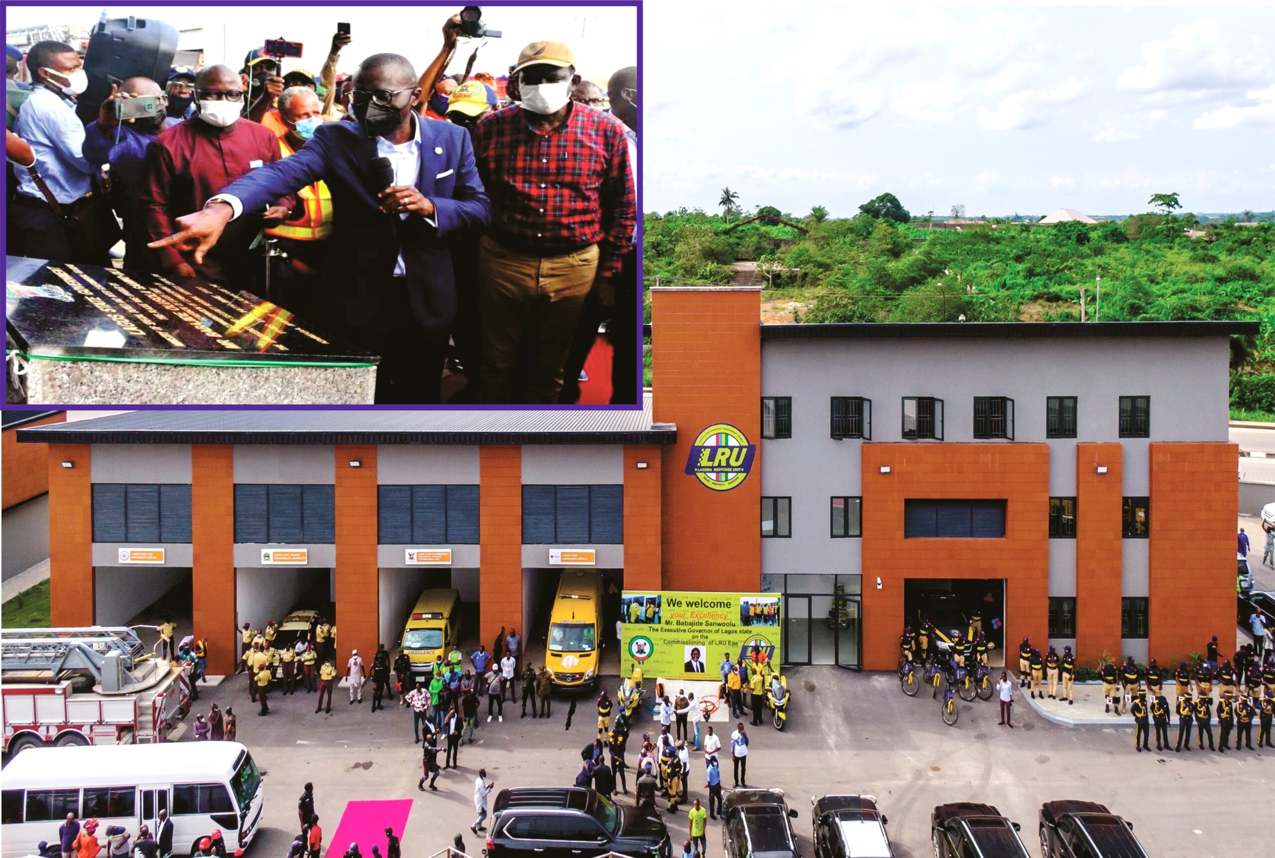 Sanwo-Olu praises Lagos Fire Service for protection of lives, property