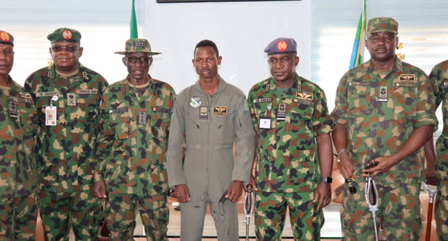 Buhari speaks on Nigerian Air Force pilot rescued from jet crash