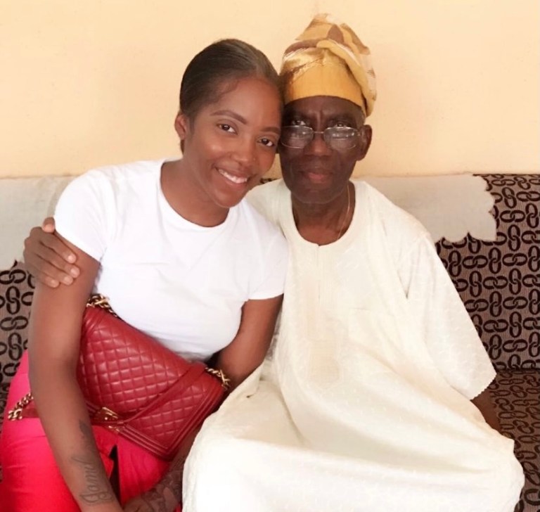 Singer, Tiwa Savage loses dad