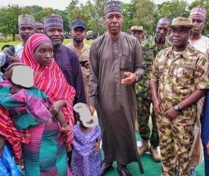 Zulum recieves another rescued Chibok schoolgirl