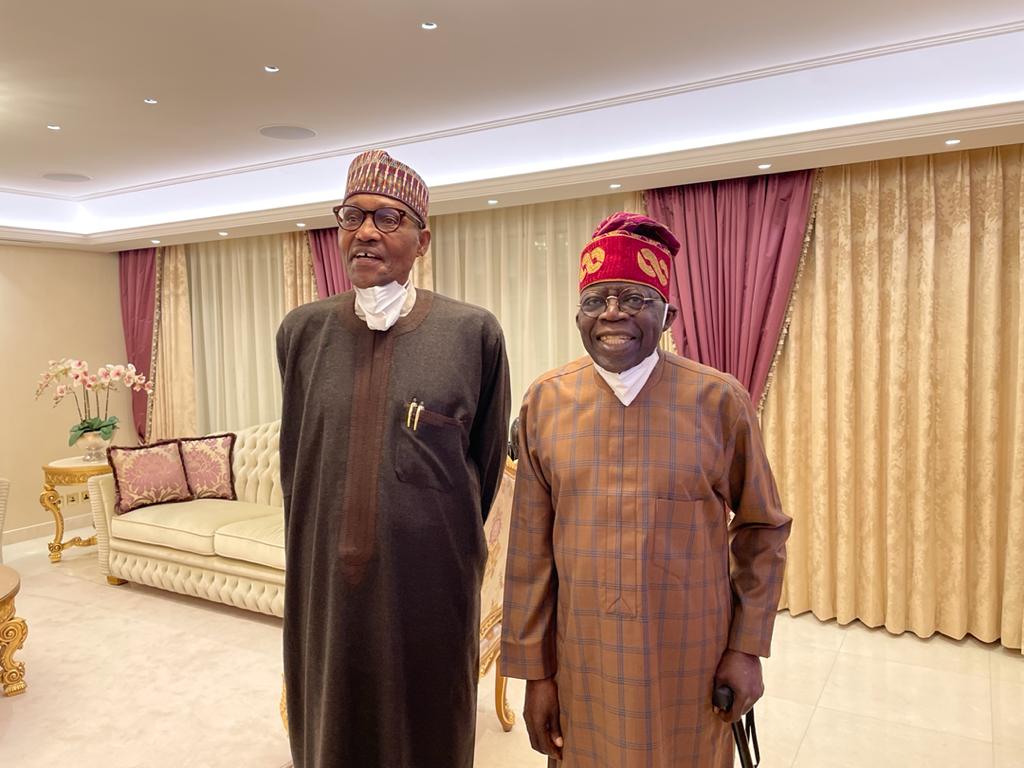 PHOTO NEWS: Buhari visits Tinubu in London