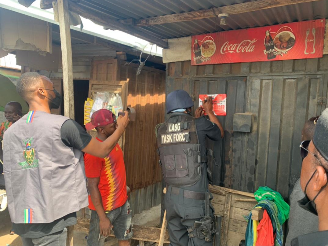 Lagos: Taskforce arrests robbery suspect, serves removal notices