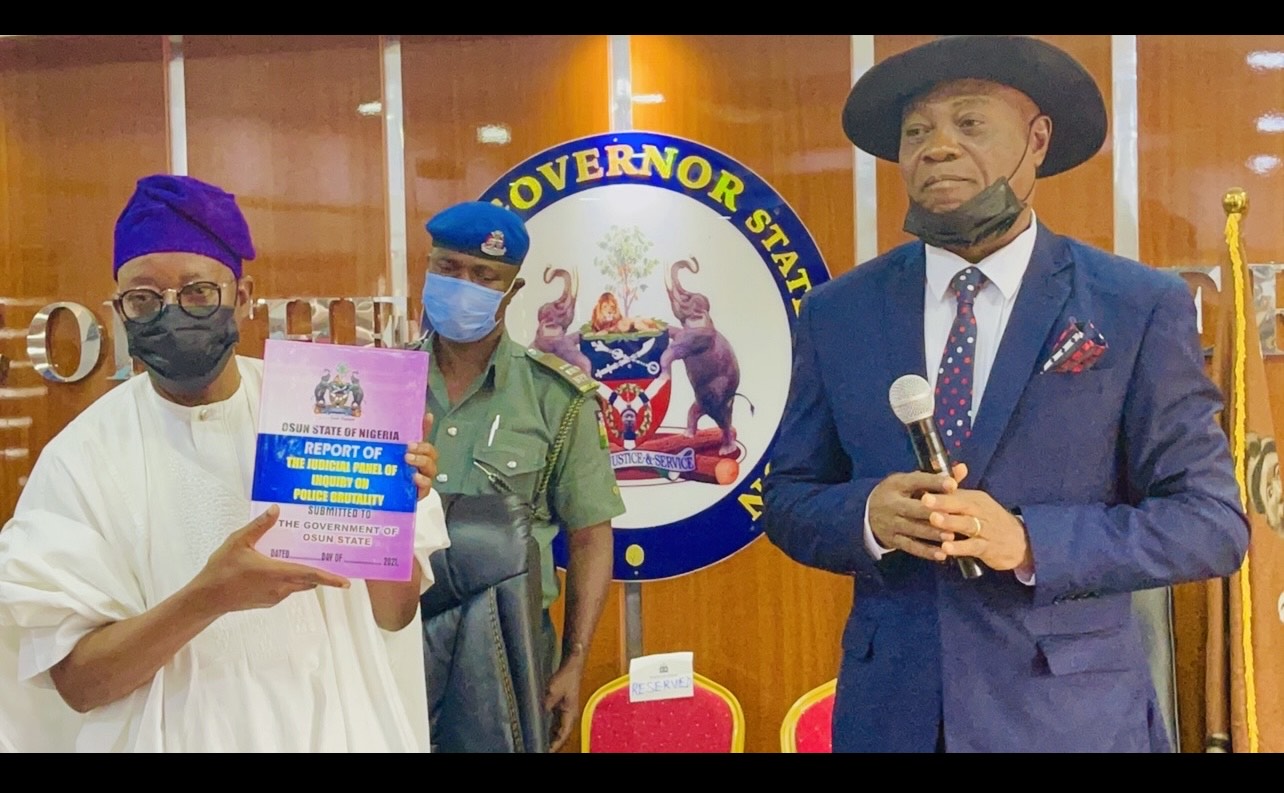 EndSARS: Oyetola receives judicial panel’s report