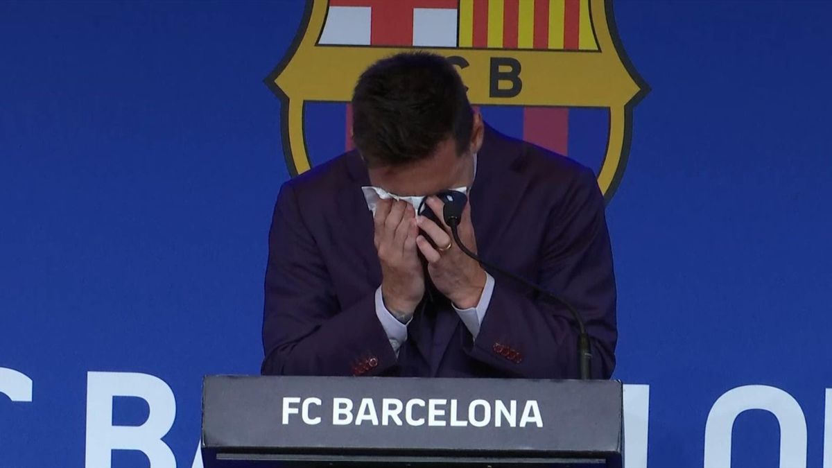 Tearful Messi confirms departure from FC Barcelona, says not ready for it