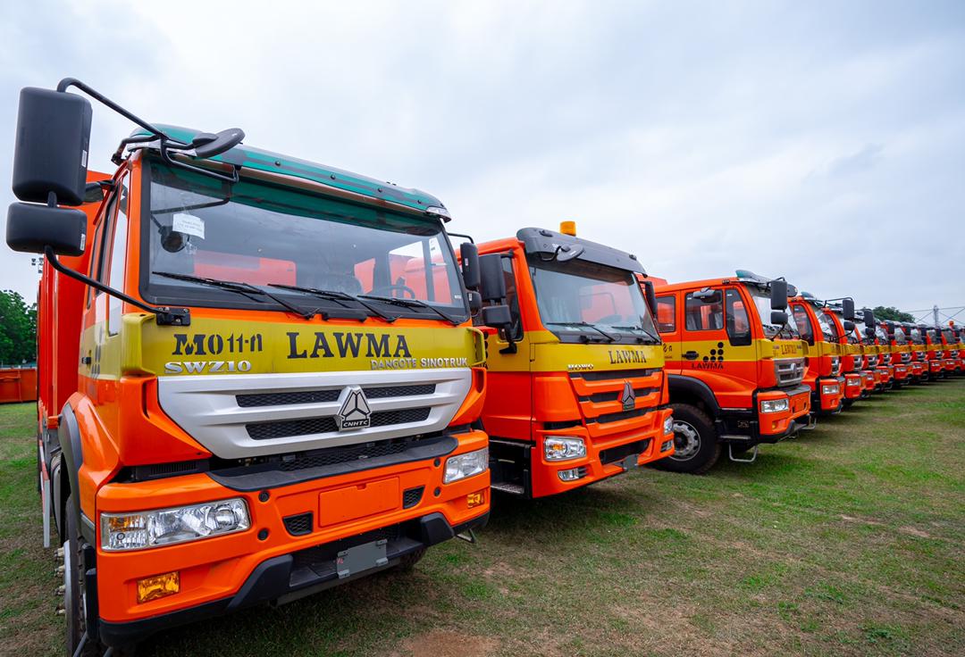 Lagos: Sanwo-Olu launches 102 locally assembled compactor trucks