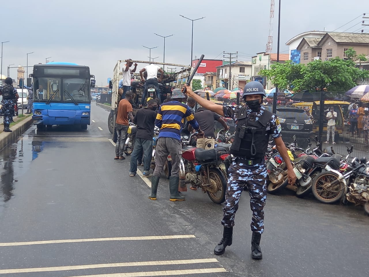 Lagos taskforce speaks on alleged killing of driver, conductor