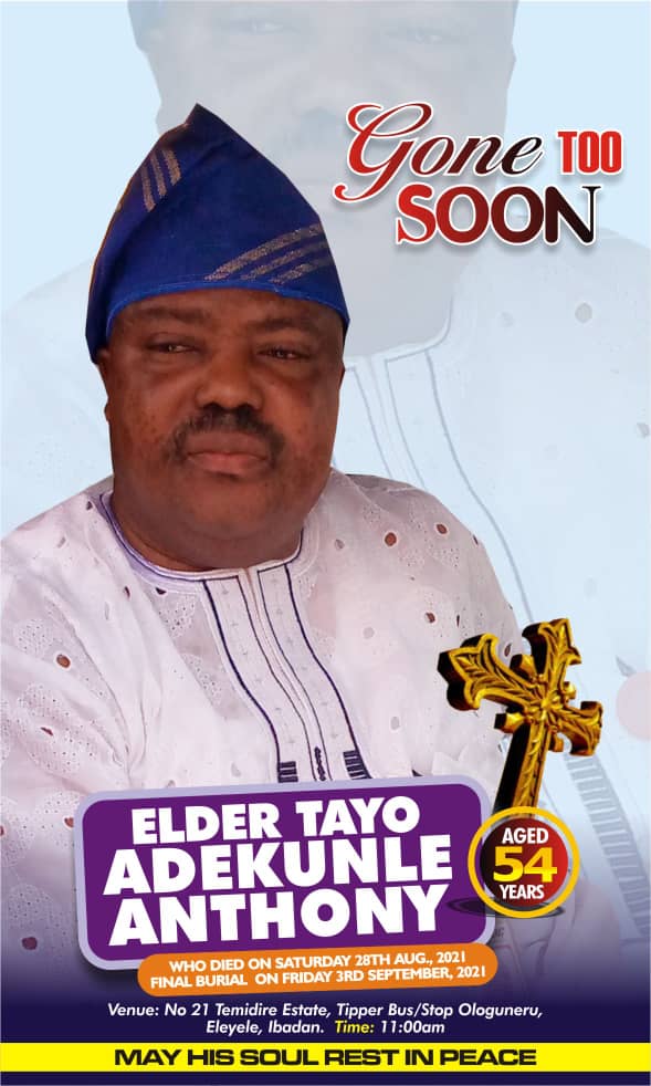 BEDC Head of Corporate Affairs, Adekunle Tayo, buried (+ photos)